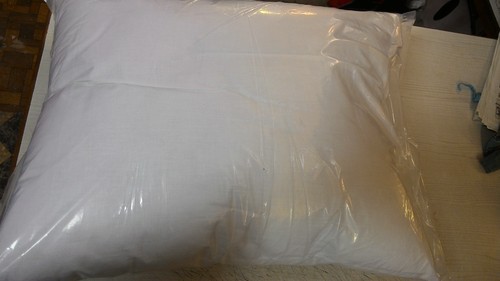 White Fiber Pillow
