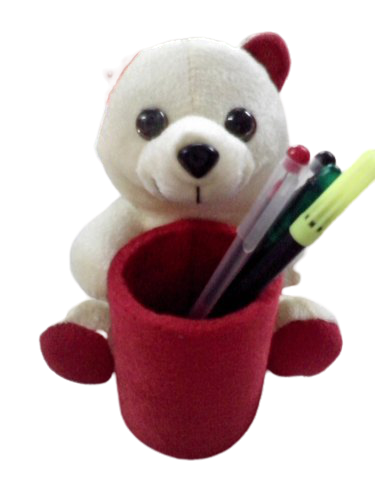 Pen Stand with Teddy Bear